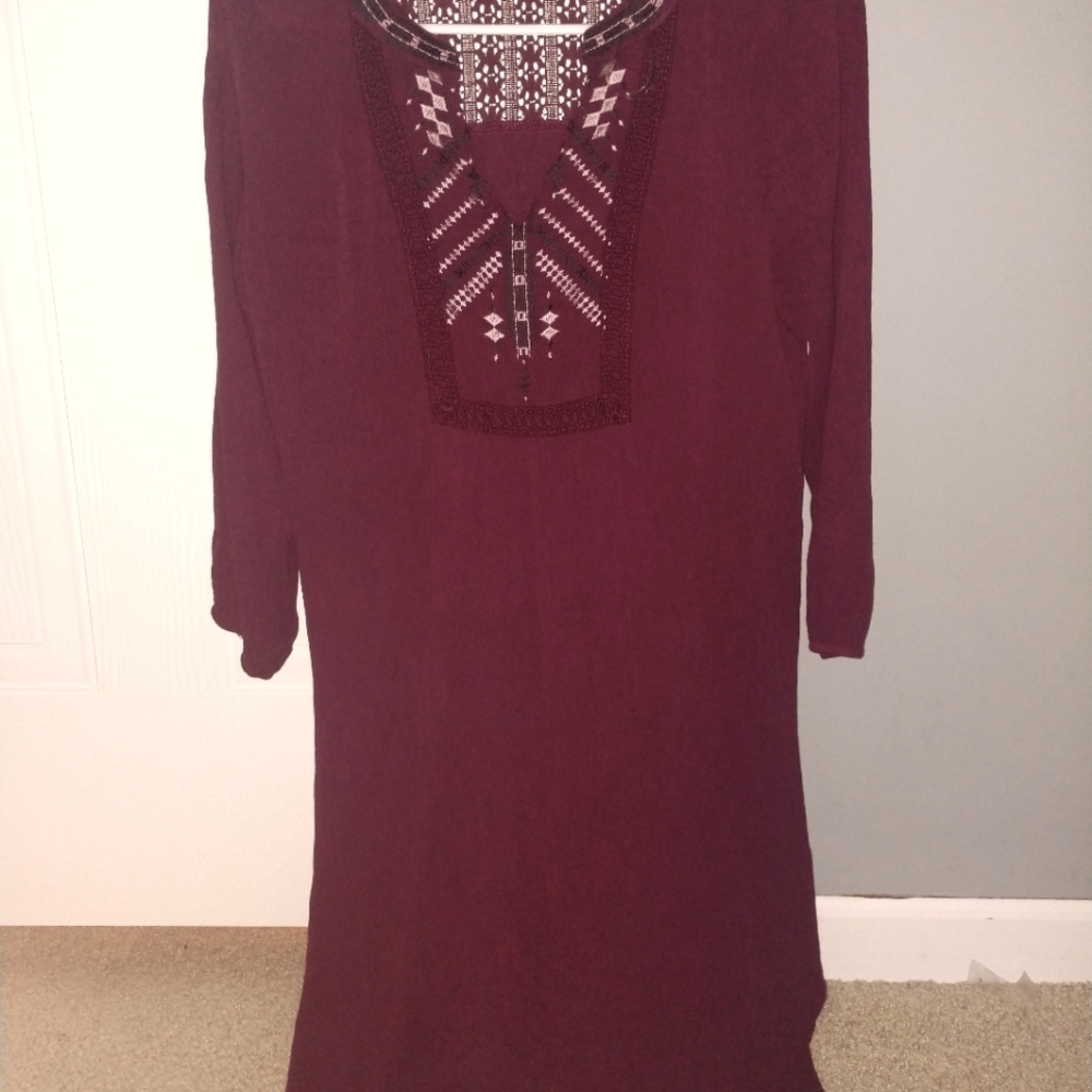 Maroon dress